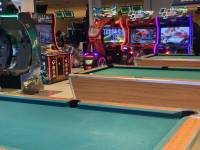 Fannin Lanes Arcade pool tables